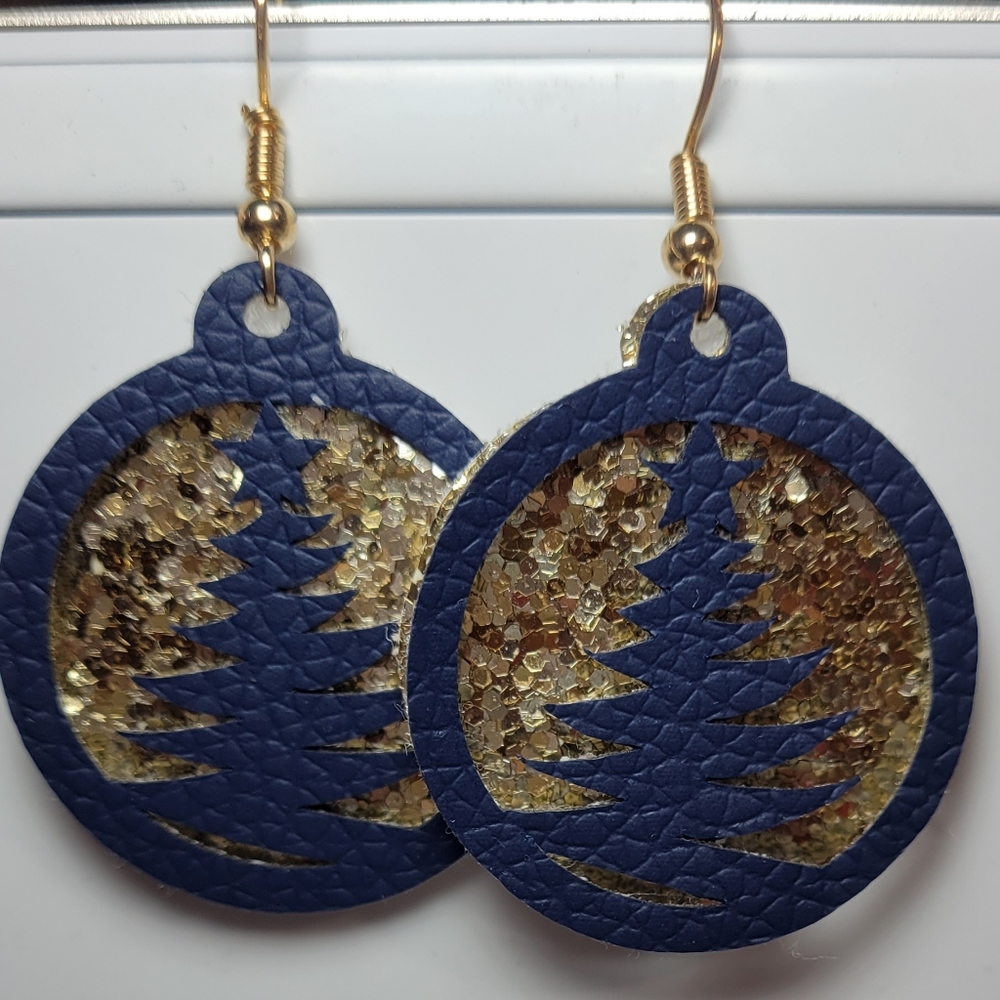 Faux Leather Earrings